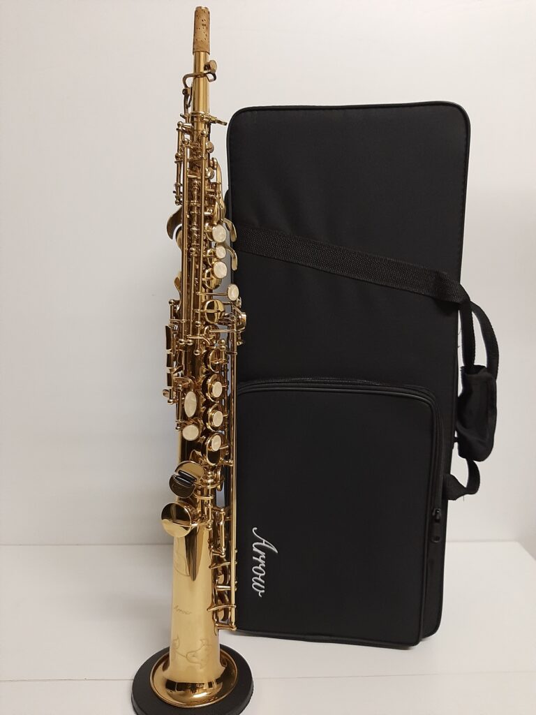 Sassofono Soprano Dritto Saxello Sib Fa# Karl Glaser Con Custodia E Bocchino